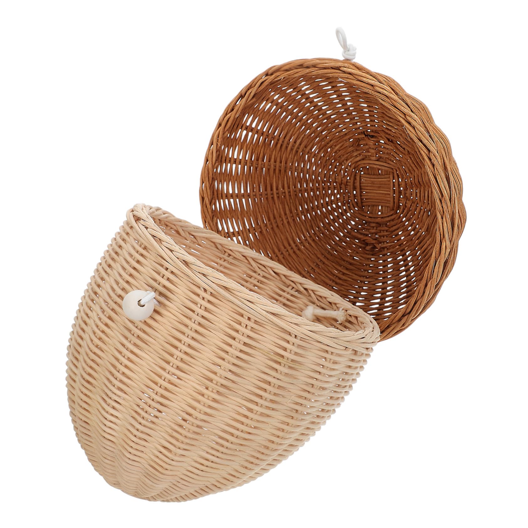 Rangement naturel avec couvercle Alipis panier rotin sans échardes