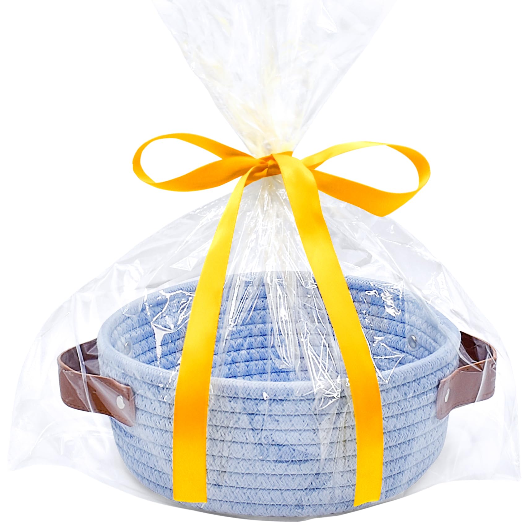 Christmas Baskets Empty Small Baskets, Cotton Rope Woven Basket, Cute ...