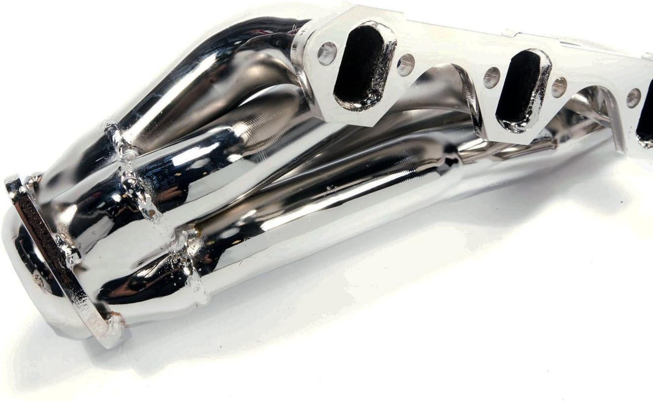 BBK 1511 1-5/8" Shorty Tuned Length Performance Exhaust Headers for Ford Mustang 351W - Chrome Finish