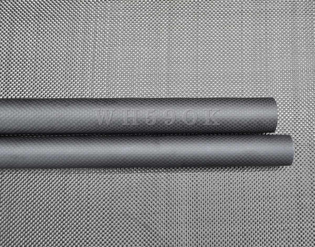 Tubo de fibra de carbono, tubo de fibra de carbono 3K OD 5 mm 6 mm 7 mm 8 mm 9 mm 10 mm X 1000 mm de longitud, material/tuberías de compuesto 100% de carbono. Avión RC/RC DIY(1pc 6 * 4 * 1000 Matte)