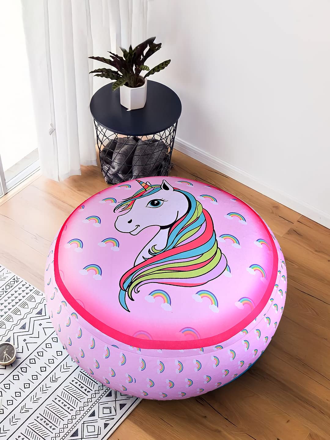 Amazon Brand Umi XL Digital Printed Stretchable Spandex Bean Bag