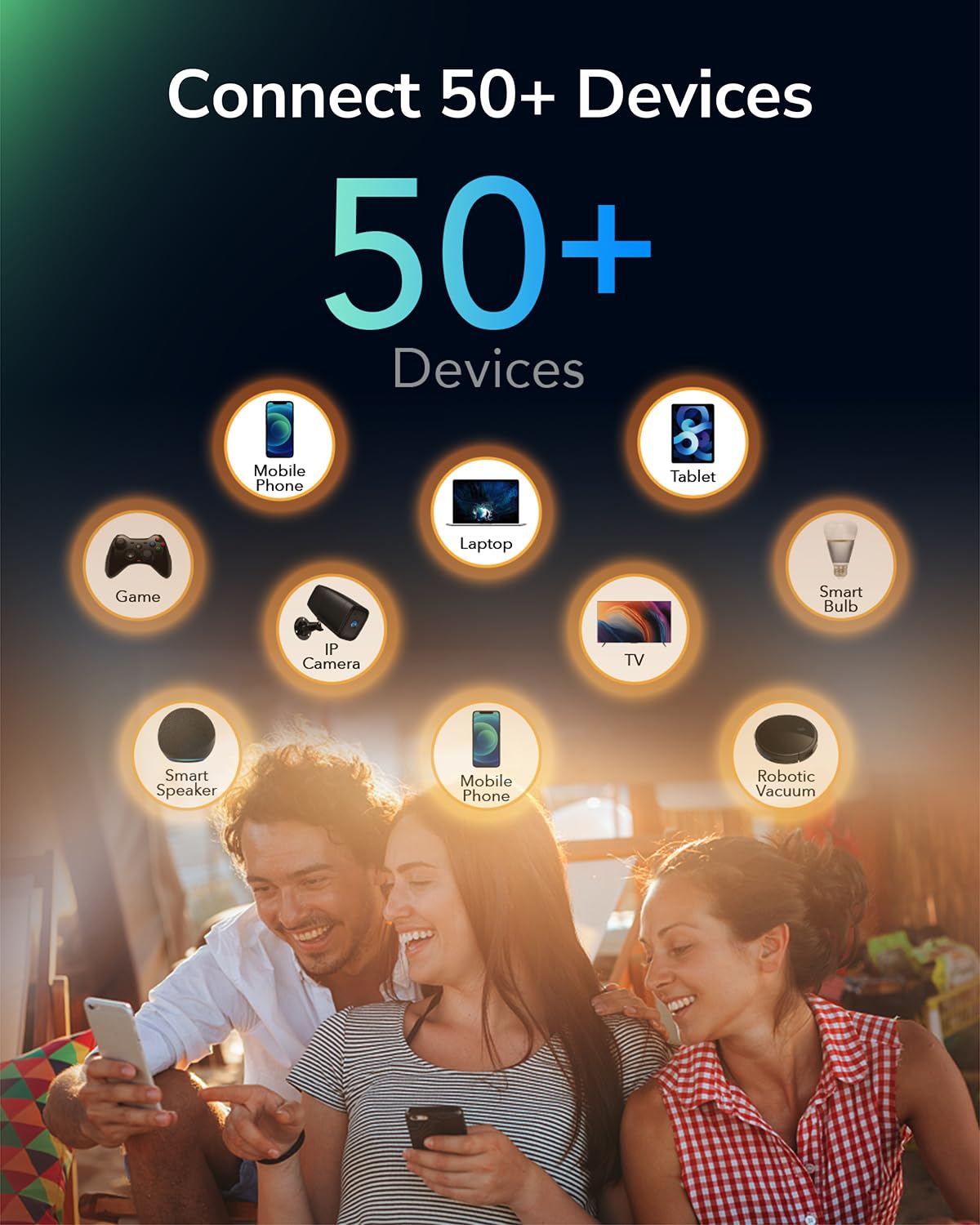 Cudy AC1200 Routeur Wi-FI Gigabit, 4 Gigabit RJ45, 4 Antennes 5dBI, MU-MIMO, Beamforming, Point d'accès, Extension WiFi, WISP, DDNS, IPv6, WR1300E