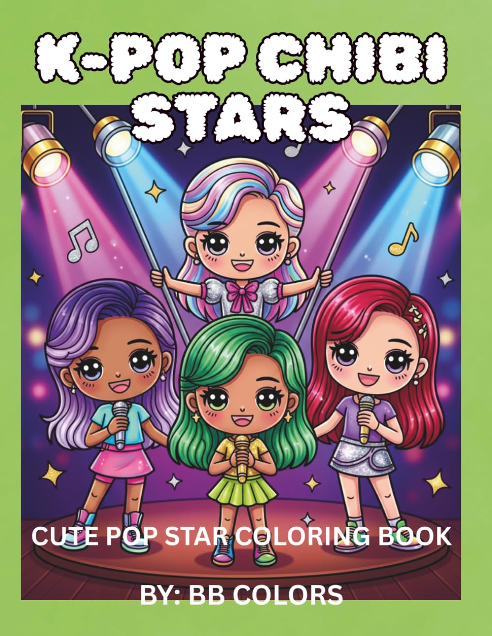 K-POP CHIBI STAR: CUTE POP STAR COLORING BOOK