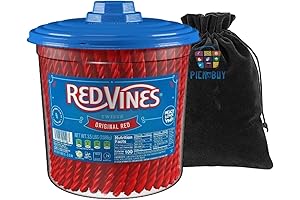 Red Vines Original Red Licorice Vines Candy Tray with FREE Gift