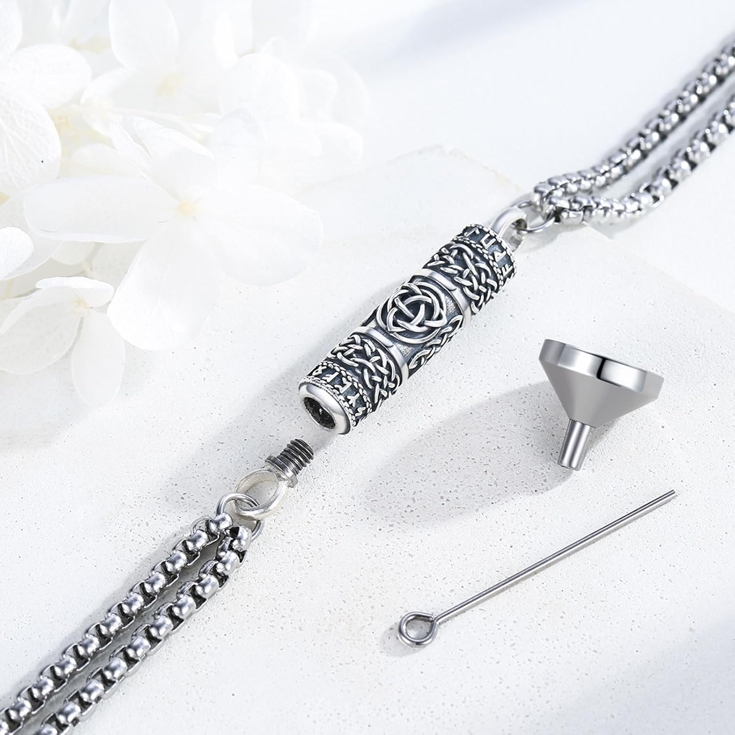 TUGHRA Ashes Bracelet for Women Urn Bracelet for Ashes 925 Sterling Silver Cremation Jewelry Memorial Gifts Keepsake Bracelet - Image 4