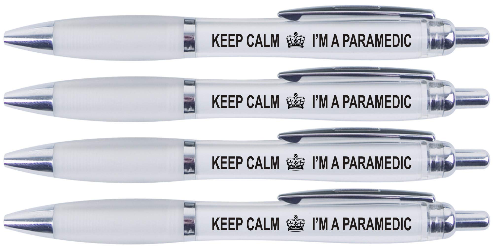 printedproductsKEEP CALM I'M A PARAMEDIC, 4 PRINTED PENS FOR PARAMEDICS