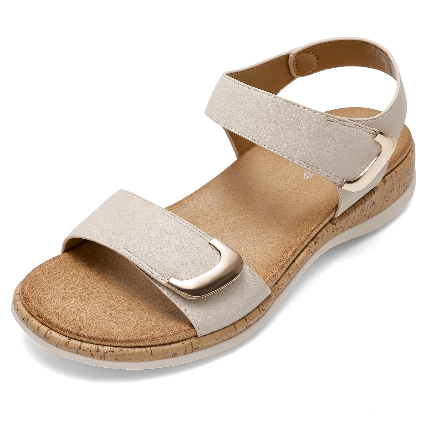 Littleplum Damen Sandalen Sommer Flach Sandaletten Bequem Freizeit Sommerschuhe
