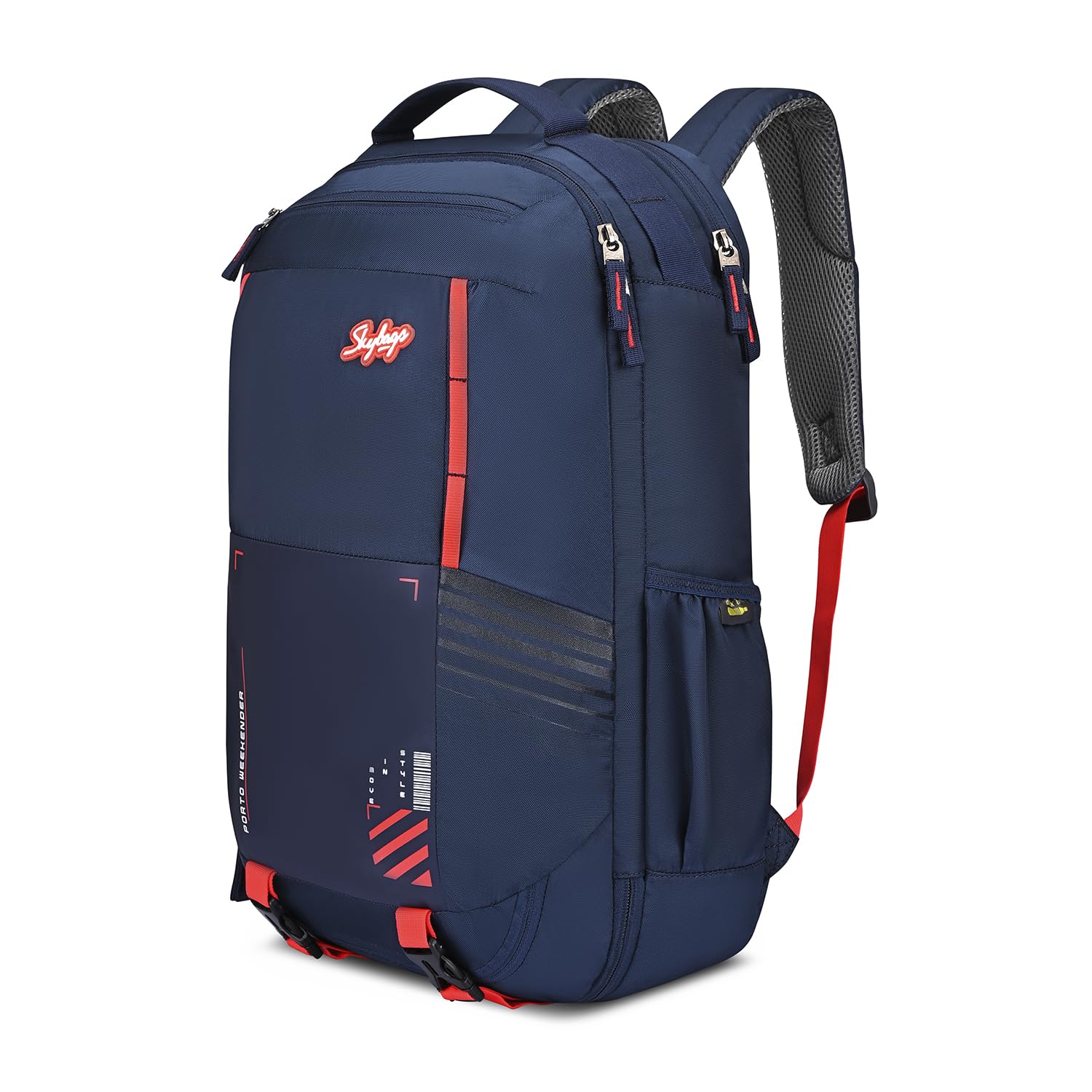 Porto Weekender Backpack | 40 Litre | Durable Fabric| Upto 17 inch Laptop Portection| 02 Compartment | Shoe Pocket |Multiple pocket | Office Casual & Outdoor Unisex| Navy