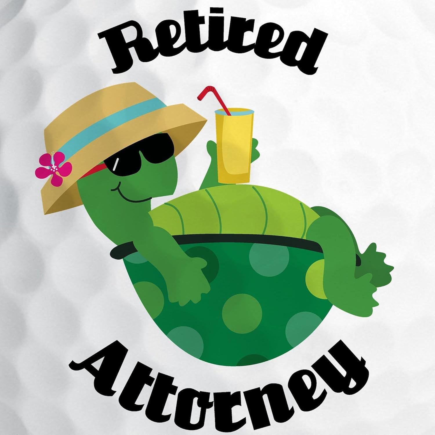 CafePress Retired Attorney Turtle Novelty Golf Balls (Pk of 12)
