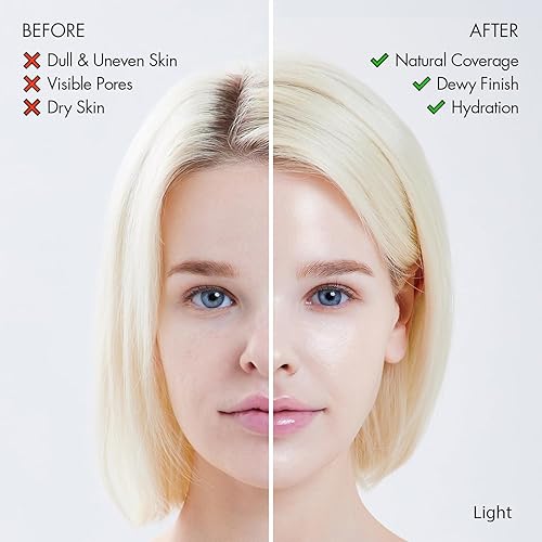 Miniatura 3 de AGE20'S Signature Essence Pact SPF 50+  Paquete de 2  21 Beige claro  Base crema, acabado húmedo, cobertura natural  Base de cojín coreana