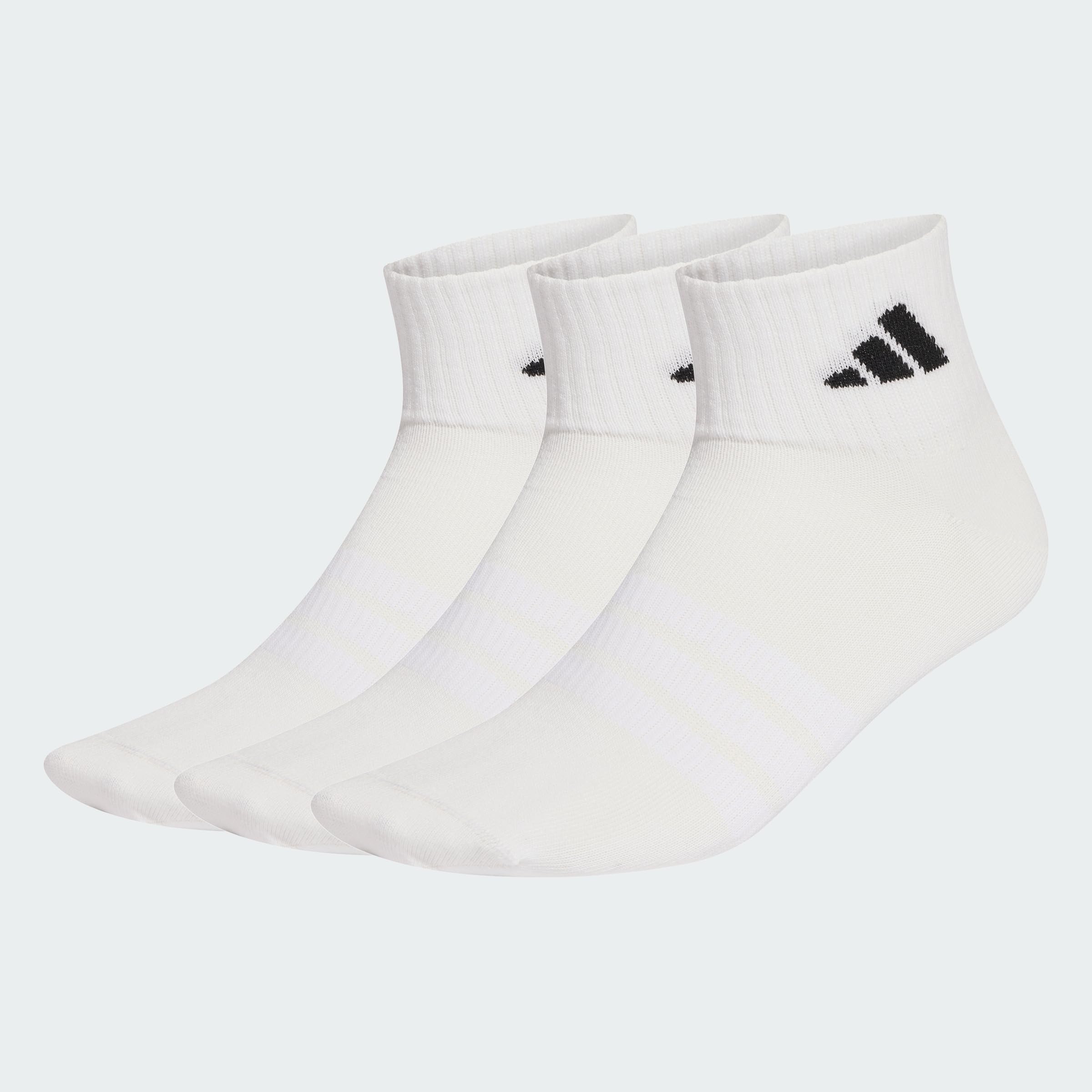 adidas Unisex CALCETINES TOBILLEROS THIN&LIGHT SPORTSWEAR (3 PARES)