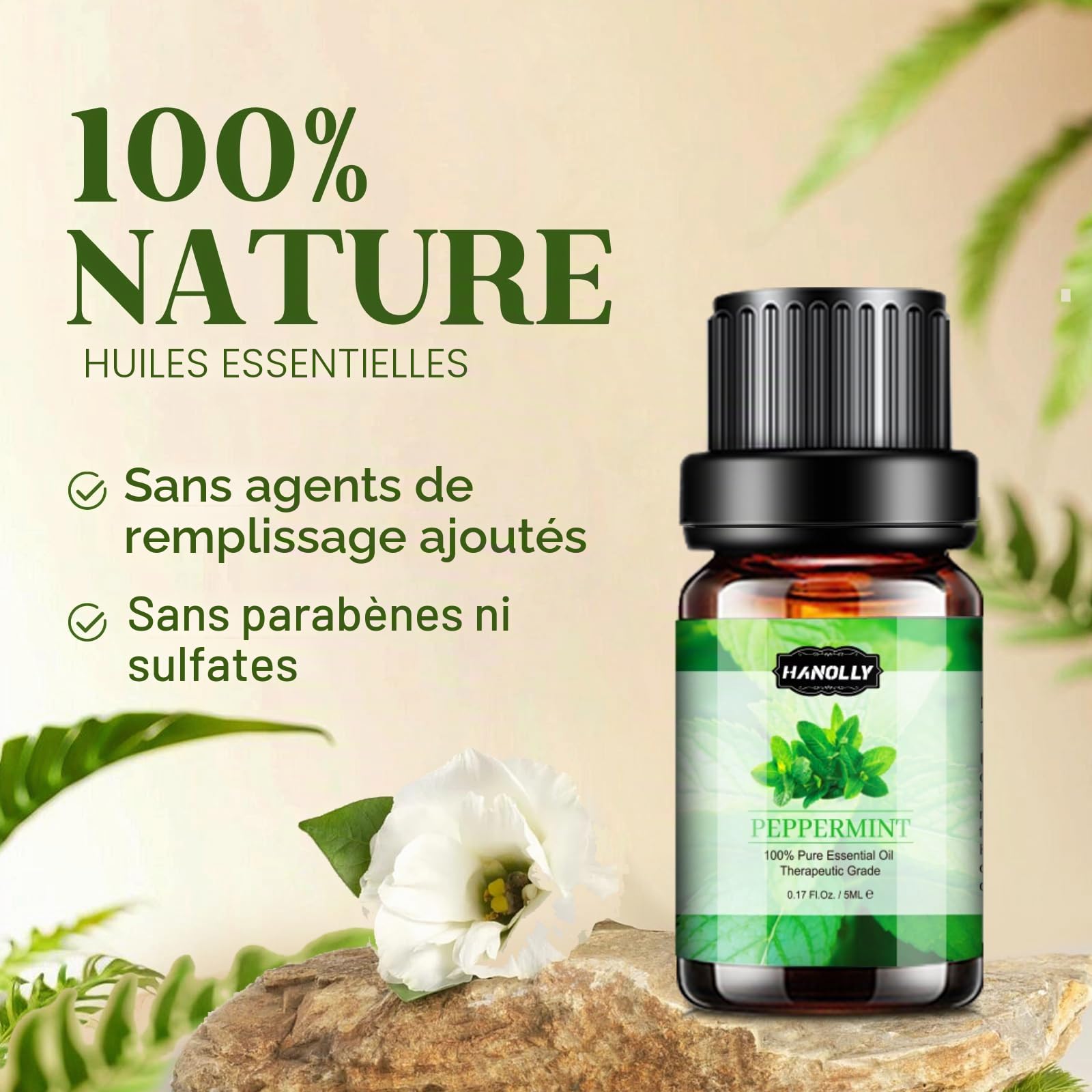 Huile Essentielle TOP 48 x 5ML, Huiles Essentielles Naturelle Pour Diffuseur, Massage, DIY Bougie - Lavande, Menthe, Eucalyptus, Orange Douce, Coco, Tea Tree, Citron, Cannelle, Rose, etc.