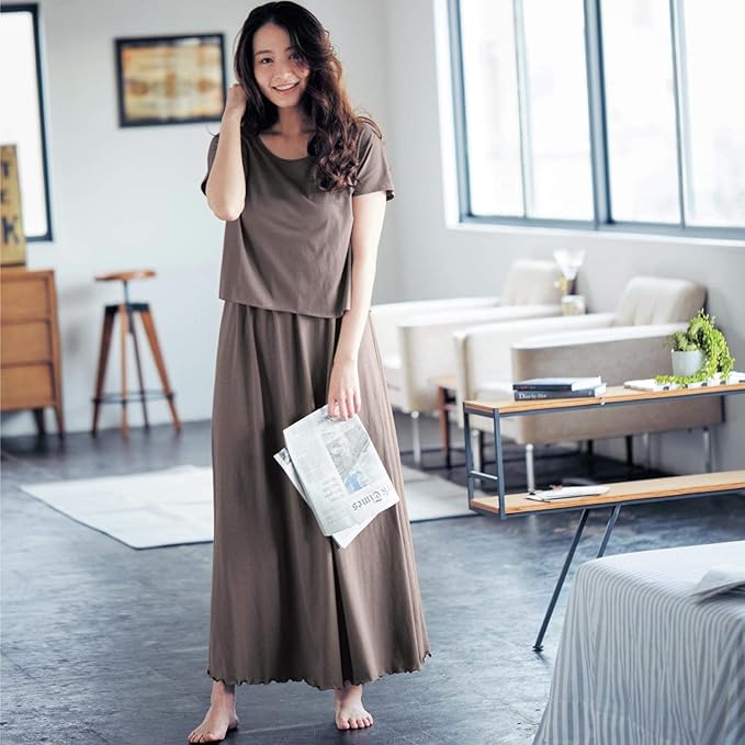 Amazon Co Jp ベルメゾン 授乳対応マタニティワンピースセット クロスオープンタイプ マタニティウェア モーヴマタニティｍ マタニティウェア 服 ファッション小物