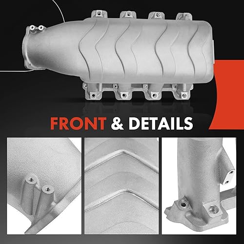 Miniatura 7 de A-Premium Colector de admisión de aluminio compatible con Chevy, GMC, Cadillac, Hummer, Pontiac - Escalade, Camaro, Corvette, SS, Tahoe, Sierra,