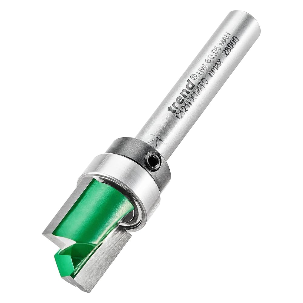Trend CraftPro Guided Profiler Router Bit, 1/4 Inch Shank, 1