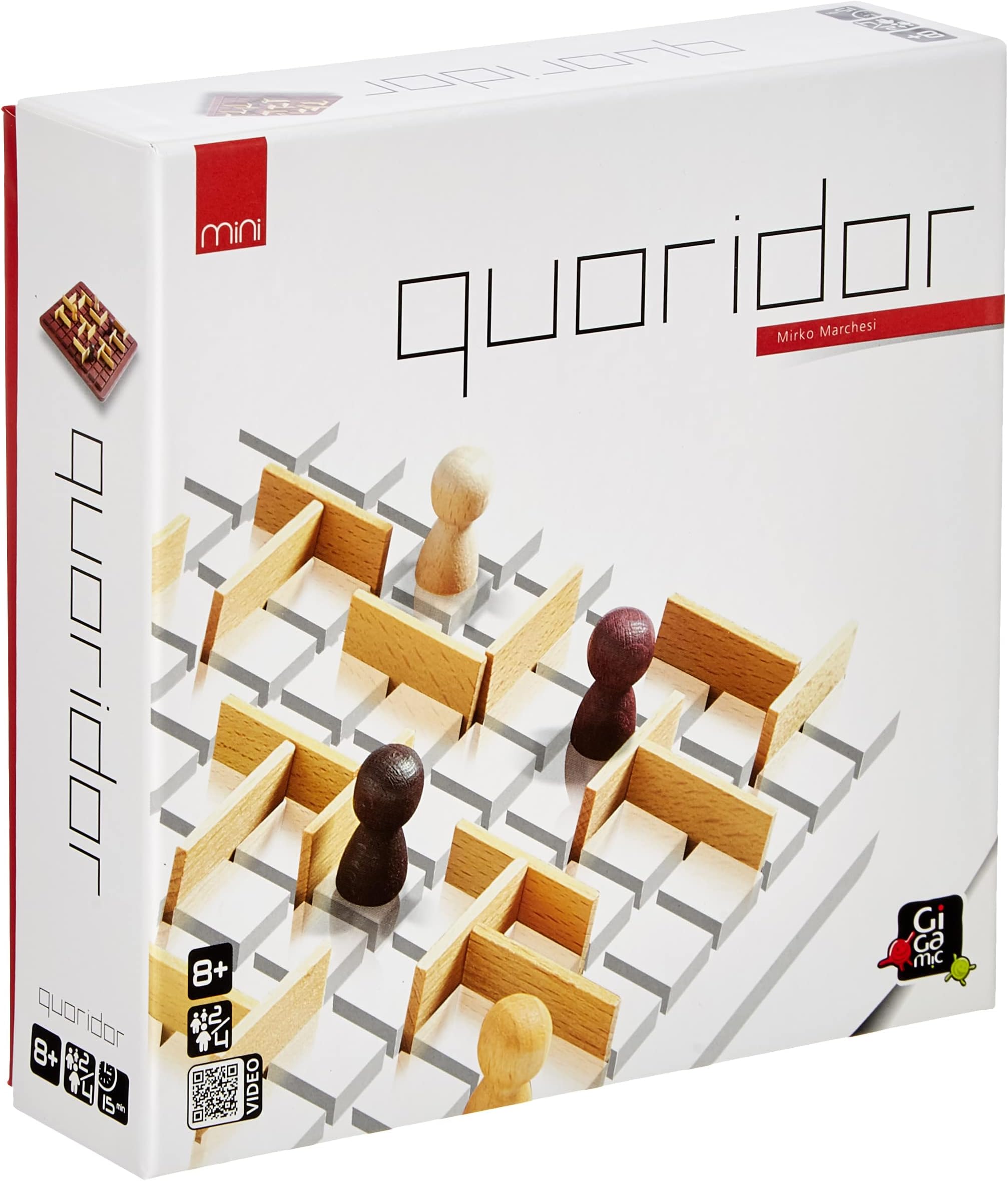 Gigamic QUORIDOR Mini FR, for 2-4 Players