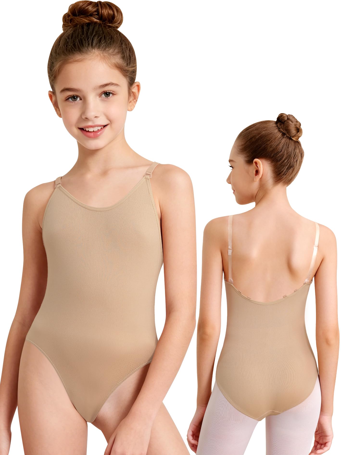 MOLLDAN Women's undergarments for girls dance ballet leotard dancewear (8-14years).