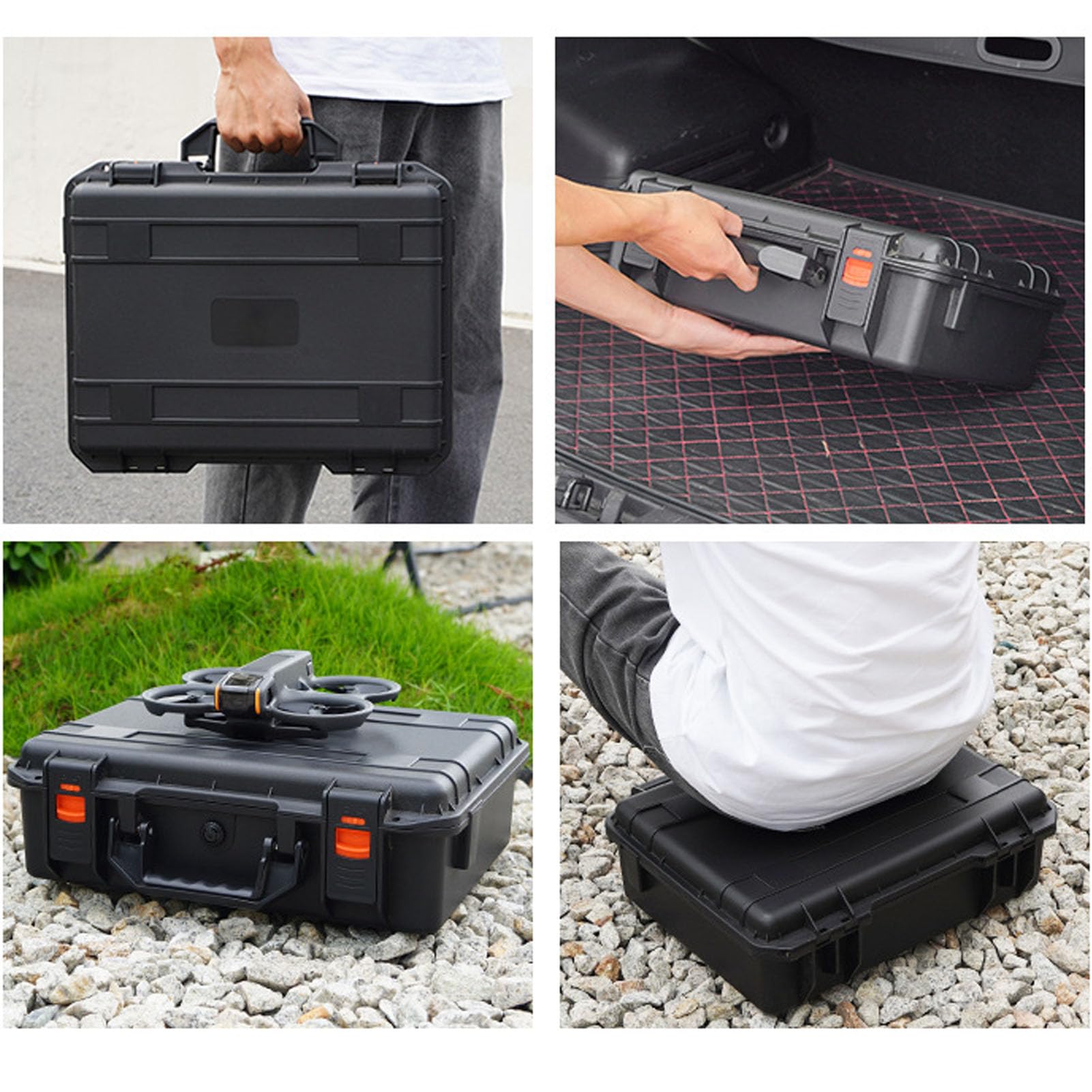Custodia Protettiva Rigida per Drone Custodia Impermeabile Antiurto per Accessori Avata 2 Ideale per Professionisti 15,7x12,8x4,9 Pollici