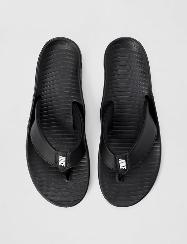 Nike Marina Men's Flip-Flops, White/Black, 13 by Nike - Used condition - Image 4