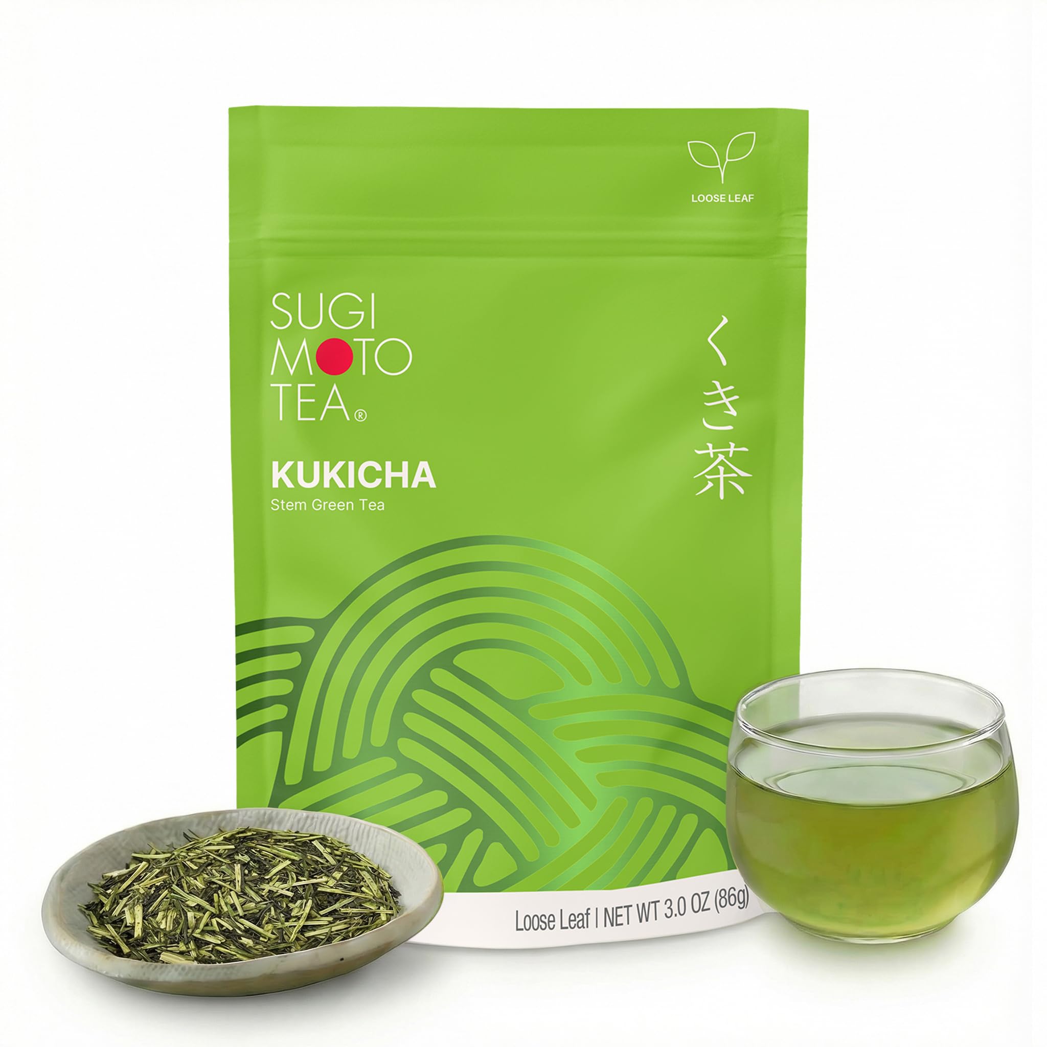 Amazon.com : SUGIMOTO TEA Japanese Kukicha Stem Green Tea Loose