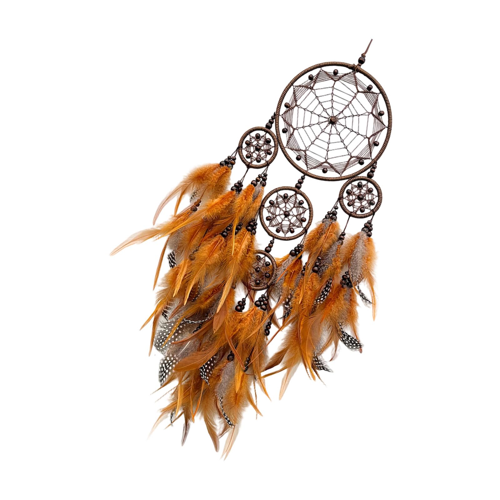 Unique Handcrafted Dream Catcher Wall Art with Iron Rings and Soft Feathered Tassels for Weddings Party Decoration Wall Art Hanging Decors