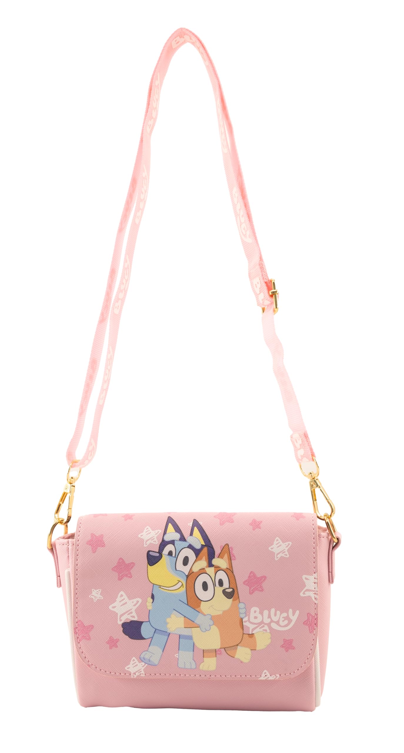Bluey Purse for Girls | Official Bluey Crossbody Handbag with Adjustable Strap & Magnetic Flap | Toddler Purse, Preschool Handbag, Small Crossbody Shoulder Bag, Mini Purse for Kids Ages 3 and Up