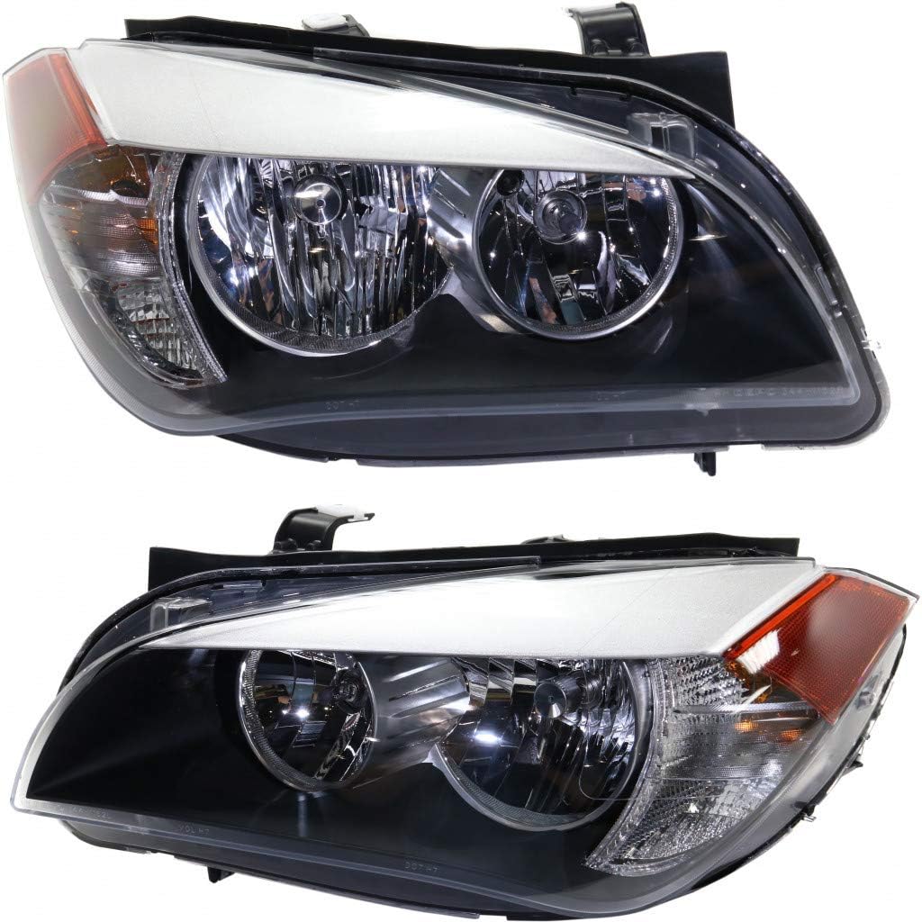 CarLights360 Headlight Assembly Pair for BMW X1 (2013–2015)