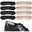 Dr. Foot\'s Heel Grips Liner Insert for Shoes Too Big, Shoe Inserts Liners for Loose Shoes, Preventing Heel Slipping, Rubbing, Non-Slip (Beige & Black)