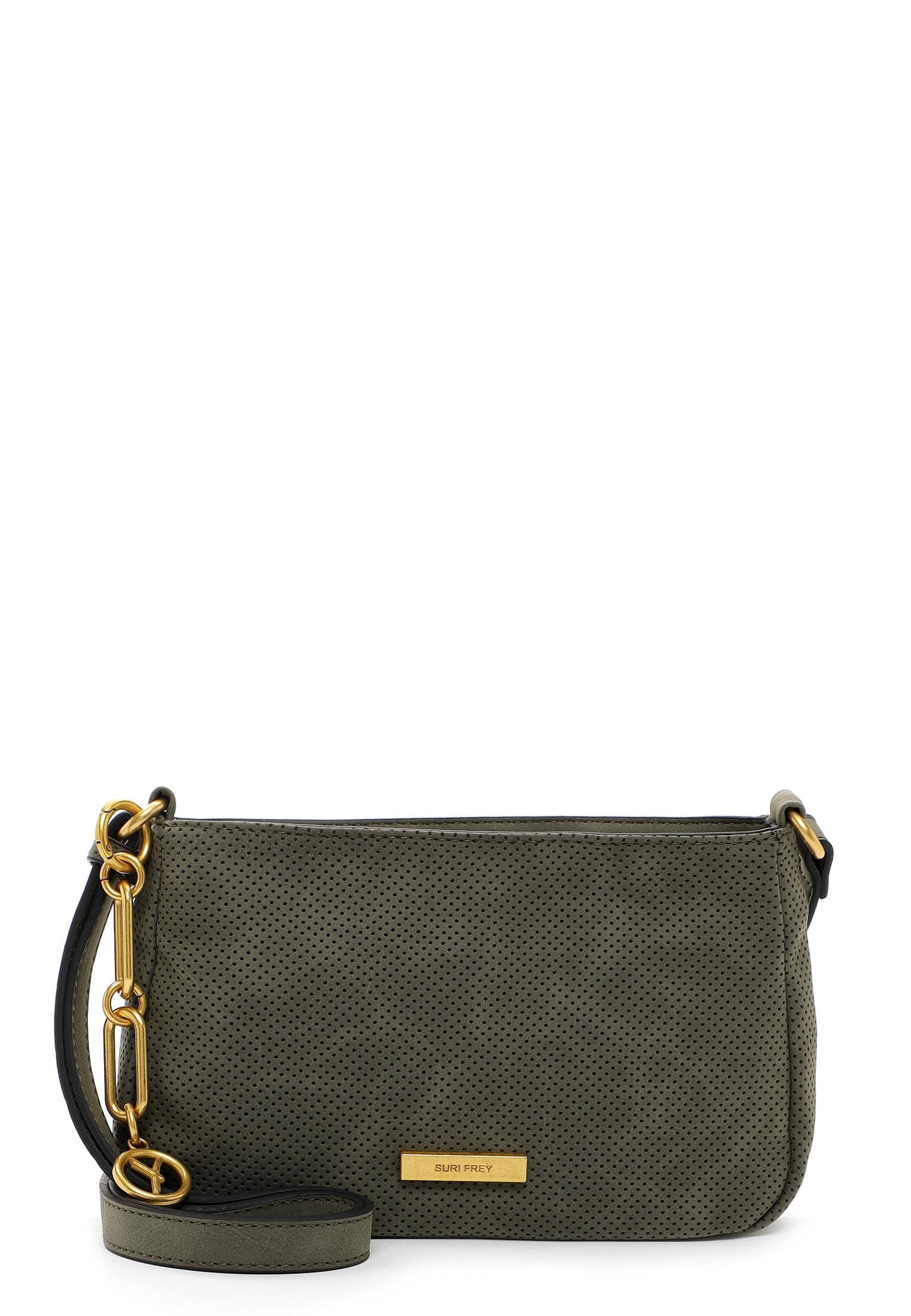 Sac à main Suri Frey Romy May vert oliv avec fermeture éclair