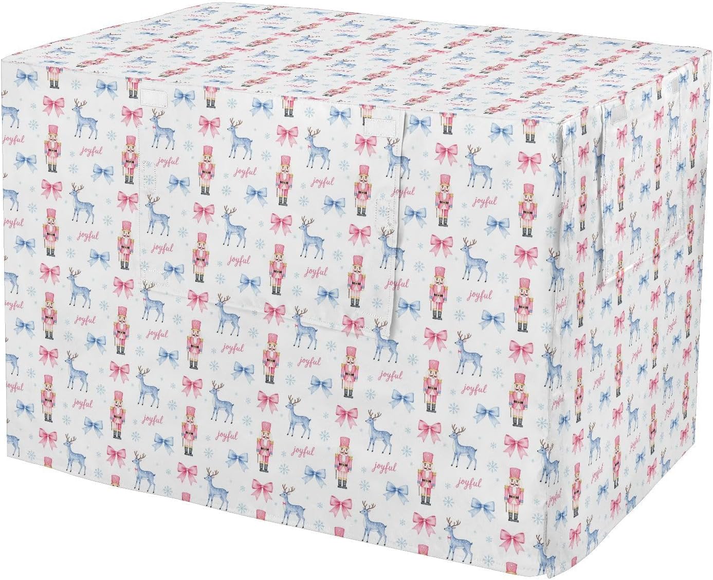 Nutcracker with Bowties Crate Covers for Dog Cages Puppy Kennel Cover Dog Crate Curtains 42 Inch