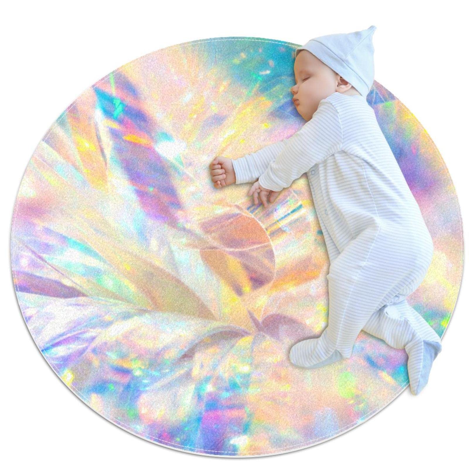 Tapis de salle de bain abstrait à paillettes Bokeh antidérapant pour chambre
