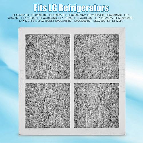 Miniatura 2 de Estink Filtro de aire para nevera, paquete de 3 filtros de aire de repuesto para refrigerador ADQ73214402 apto para LG LT120F Elite 469918