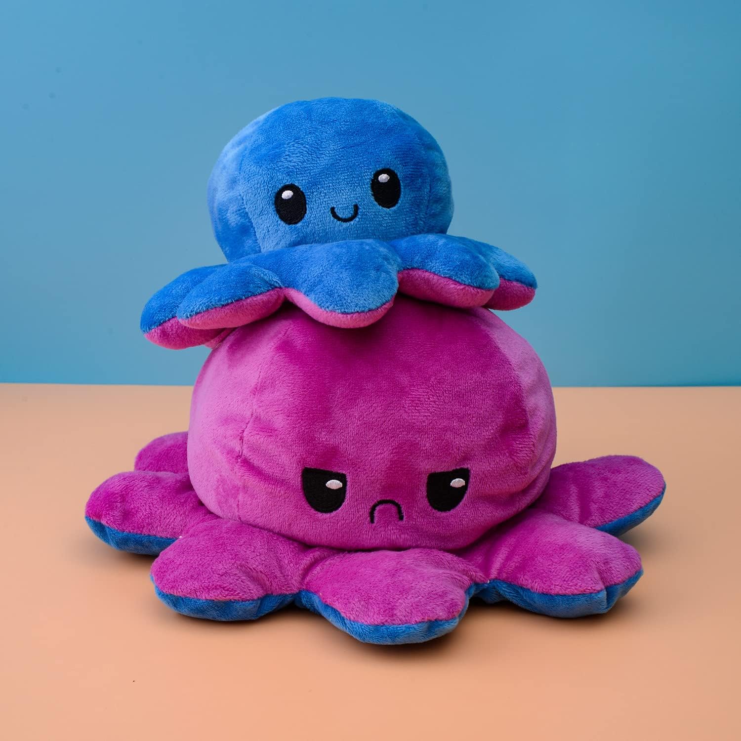 Sparen Sie Auf Freigabe Kunstify Oktupus Stimmungs Kuscheltier Xxl Oktopus Plusch Wenden Xxl Mood Octopus Pluschtier Xxl Kuscheltier Gross Riesen Geschenke Fur Frauen Beste Freundin Kinder Geschenke 30cm Blau Lila Spielzeug Schneller