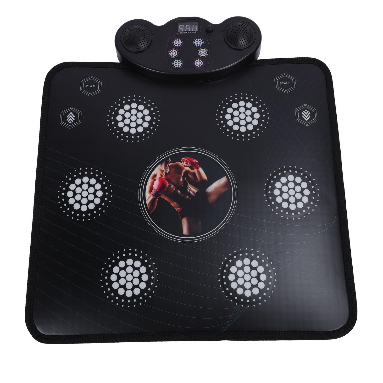 Dance Pad Music Boxing Machine con, Obiettivo Elettronico Musicale Montato a Parete, Smart BT Aggiornato 2025 per Allenamenti per la Casa e in Palestra per Adulti per