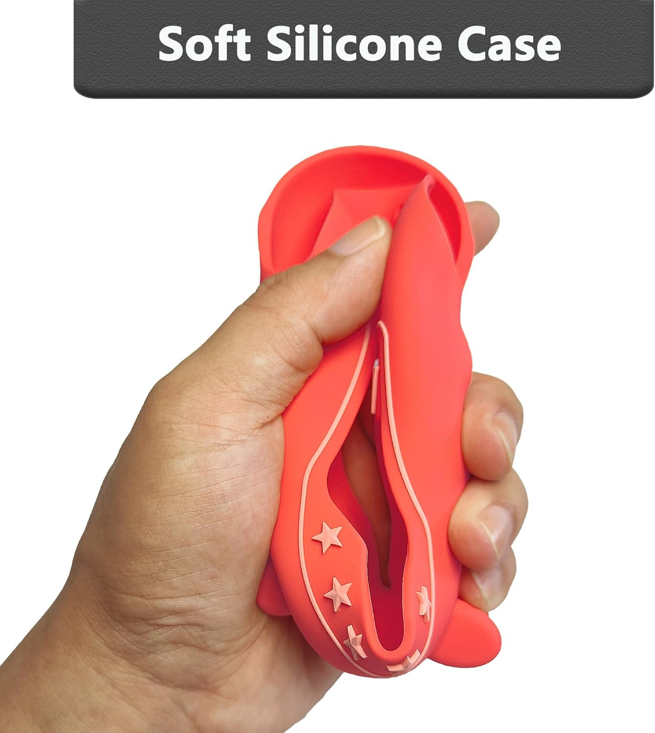 JCHPINE Hard Case and Silicone Cover for JBL Clip 5 Ultra Portable Bluetooth Speaker Accessories, Soft Silicone Case for JBL Clip 5 Speaker Stand Up Holder (Red) - Image 4