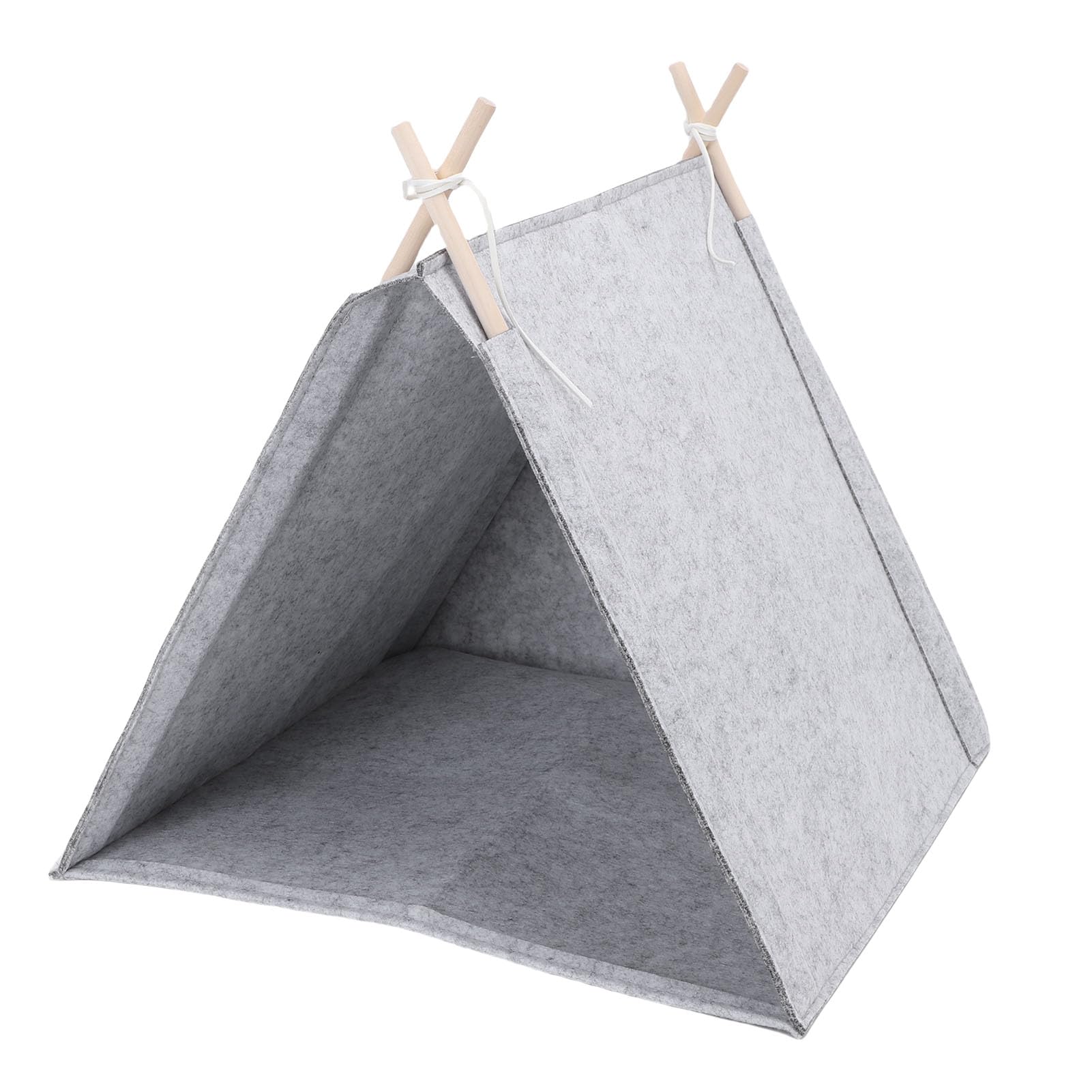 Asixxsix Lits pour Chats D'intérieur, 36 X 40 X 43 Cm, Tente en Feutre pour Animaux de Compagnie, Tentes Portables pour Chiots, Lapins, Petits Chiens, Chats, Tipi pour Animaux de