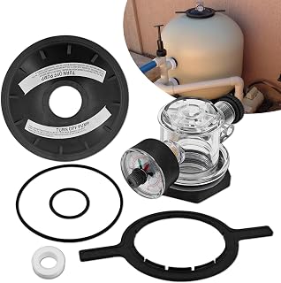 DanVard 154856 8-1/2-inch Black Buttress Thread Closure Kit Compatible with Triton II Threaded Closure Kit TR100, TR140, TR100C, TR140C, TR100C-3, TR140C-3 Pool Sand Filter Parts