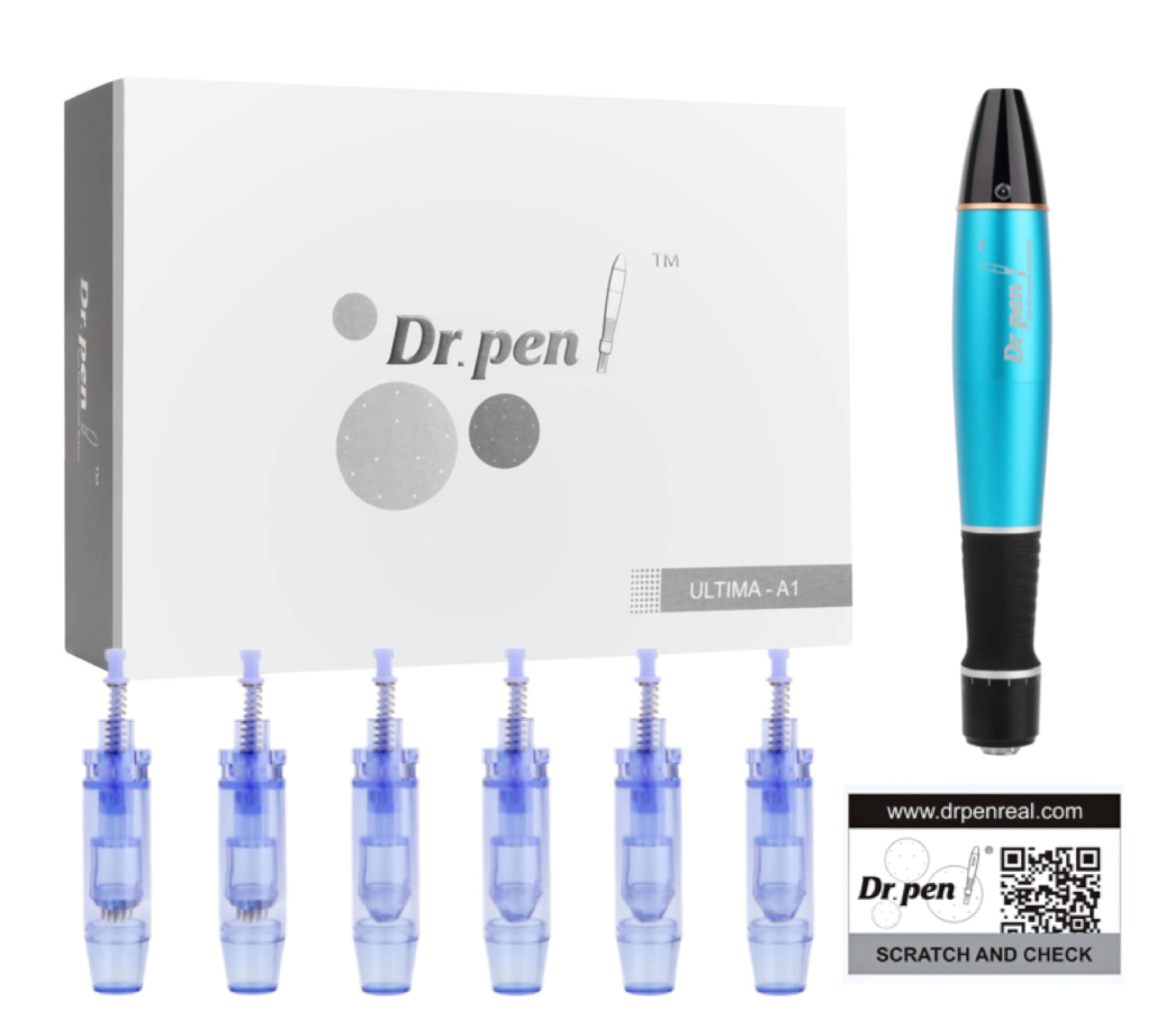 Dr pen derma+pen - Microneedling for Professionals - Face - Anti-Aging - Wrinkel Remover - Deep 3.0 - Clinical Results Package - A1