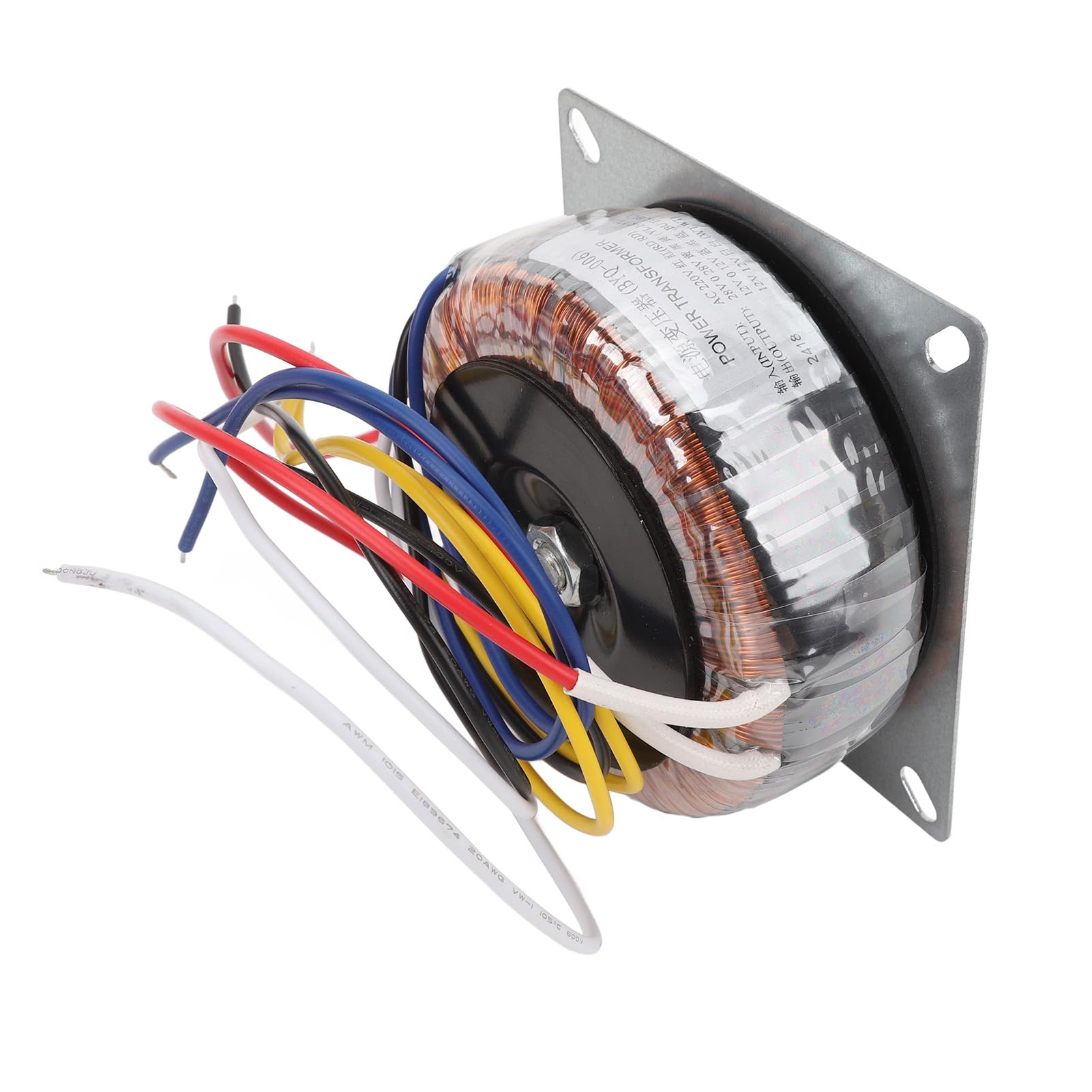 Trasformatore Toroidale da 200 W, AC28Vx2 AC12Vx2 AC12Vx1 Trasformatori in Rame Puro per Amplificatori a Valvole, Preamplificatore, Altoparlante, Subwoofer