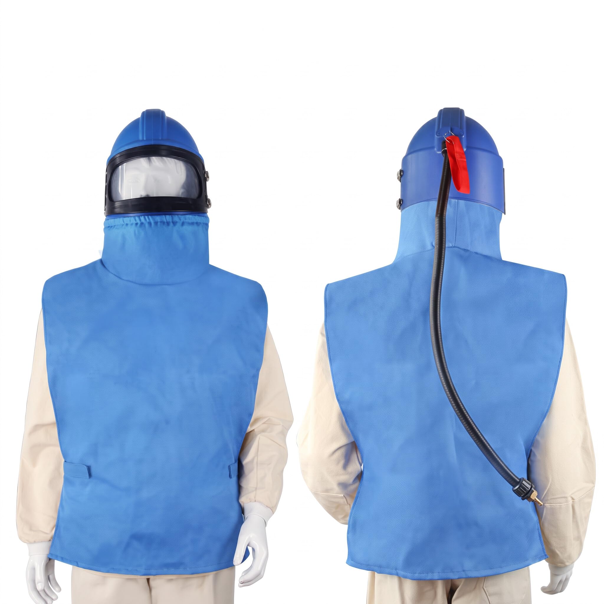 Capucha de Chorro de, Casco de Chorro de con Suministro de Aire, Protector de Capucha de Chorro de de Seguridad suministrado por Aire