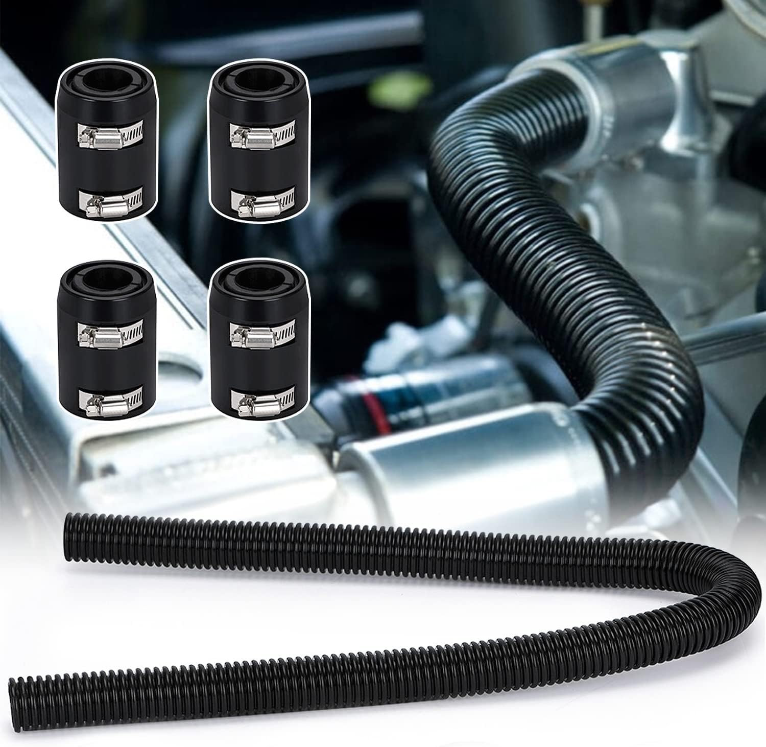 Kit Flexible De Mangueras De Agua Refrigerante Para Radiador | Cuotas