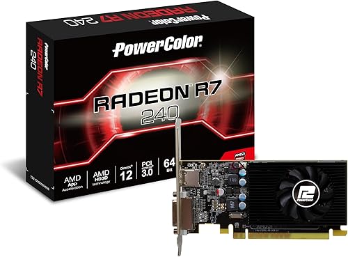 Powercolor Radeon R7 240 (2GB GDDR5PCI Express 3.0780MHz1150MHz)