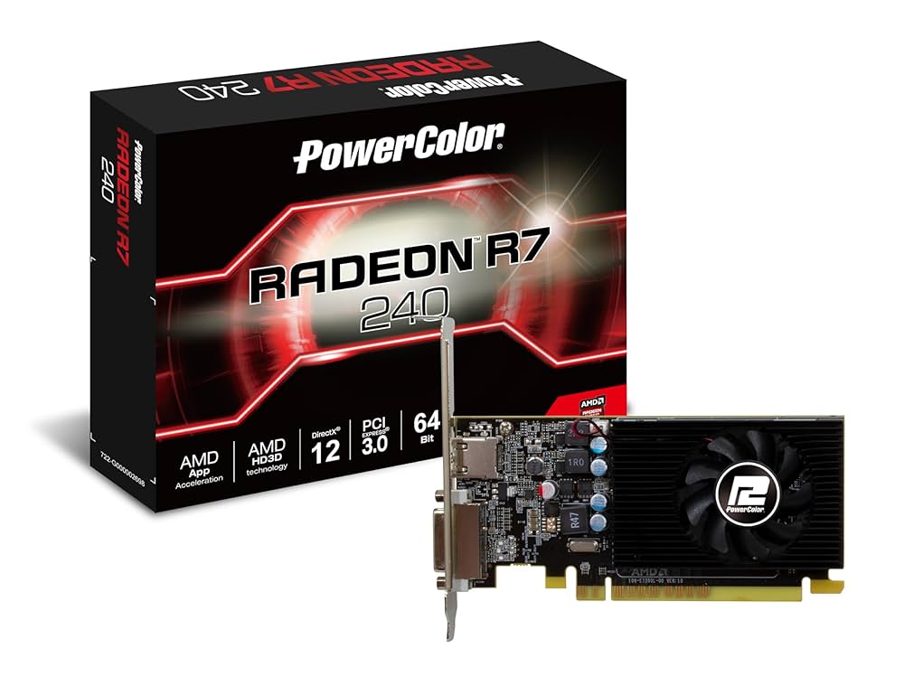 Amazon | PowerColor AMD Radeon R7 240 2GB 64ビット GDDR5