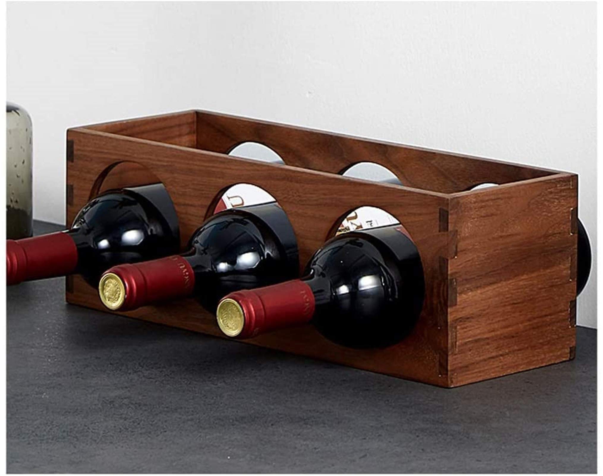 Porte bouteille bois compact pour optimiser le garde-manger