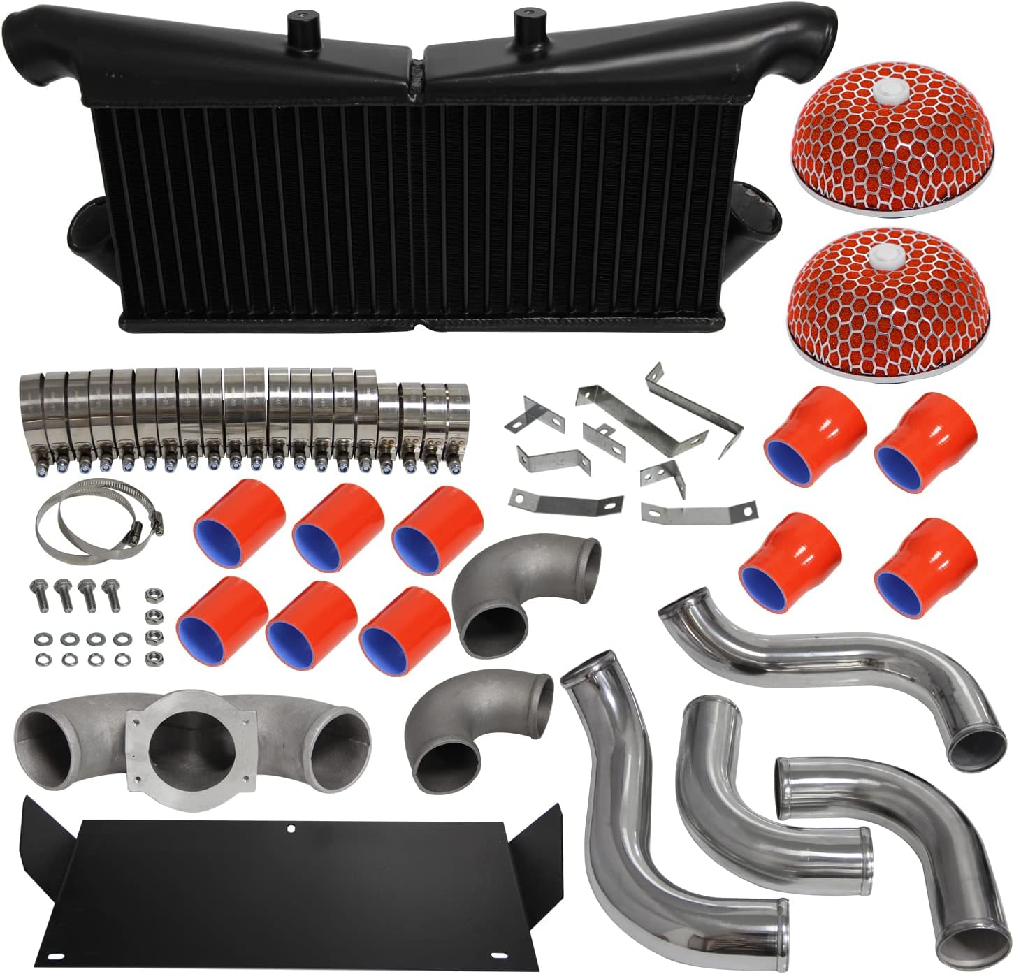 Twin Turbo Intercooler w/Piping Kit fits for Nissan 300Zx Z32 Vg30Dett 90-96
