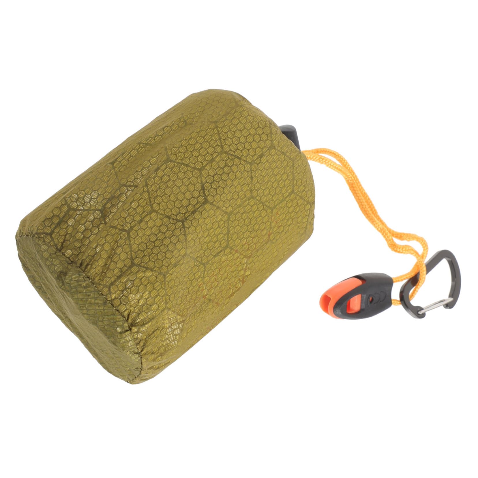 ifundom Notfall Schlafsack Aluminiumfolie Tragbar und Winddicht für Outdoor Aktivitäten Wie Camping Trekking und Erste Aufbewahrungstasche und Pfeife