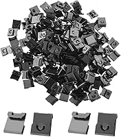 Vista 15 de MroMax Ganchos para colgar marcos de fotos, 0.012 in de grosor de metal en forma de S, clips para colgar fotos, 50