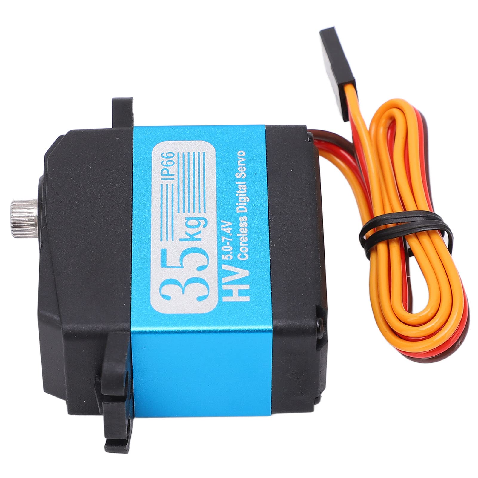 HOBBYFANS 35 kg Edelstahl RC Digital Servo Wasserdicht Digital Lenkgetriebe Servo für 1/10 RC Auto Boot Roboter