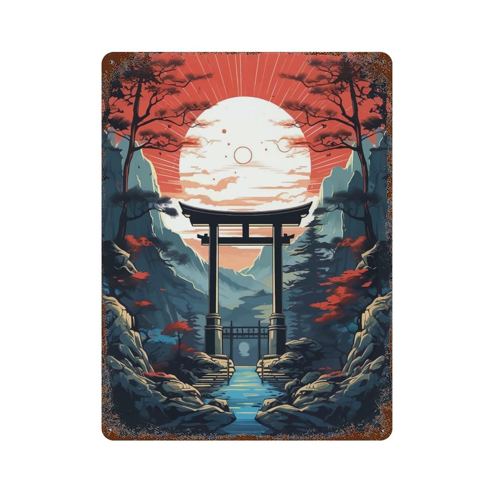 Realm of Illusions Decorative Tin Sign 15.7"x11.8", Ideal for Basement, Hobby Room And Garage Decor