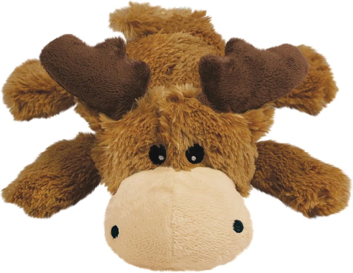 KONG Cozie Peluche De Perro Con Chirrido (Marvin El Alce, X Grande)